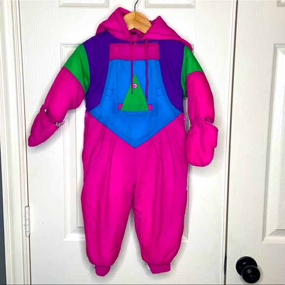 Alpine Way Other - Vintage Color Block Alpine Way Snowsuit